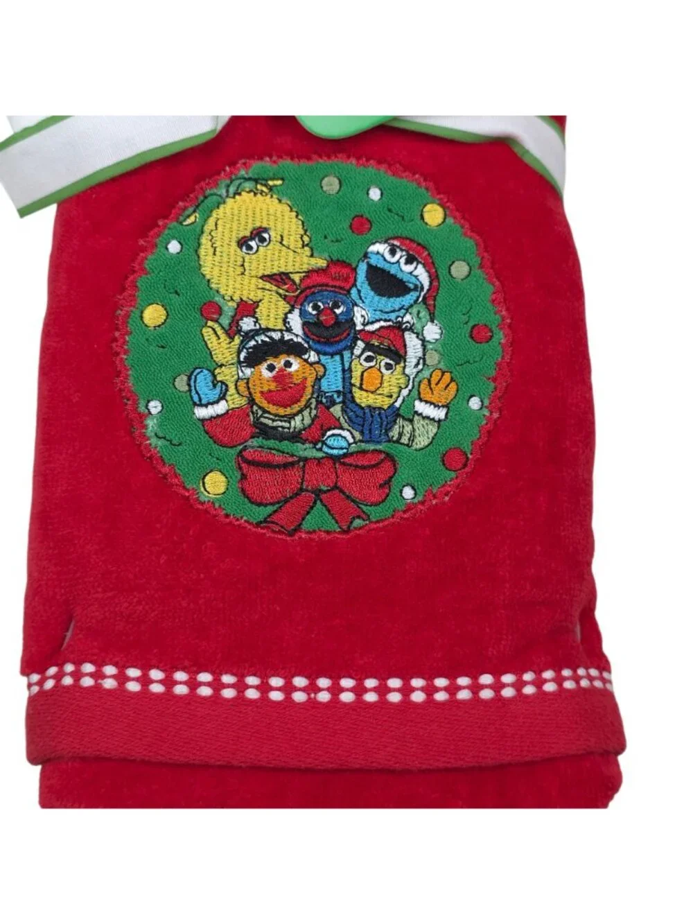 Sesame Street Cotton Hand Towels Set Of 2 Holiday Decoration 18